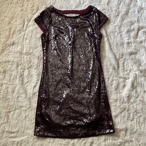 Maroon Sequin Dress